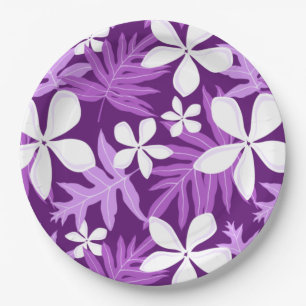 TIARE (PURPLE) PAPER PLATES