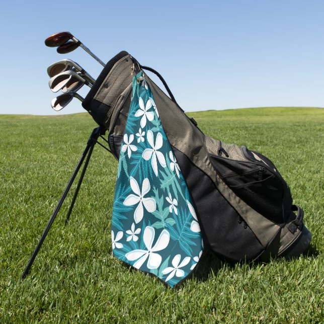TIARE (TEAL) GOLF TOWEL (Green)