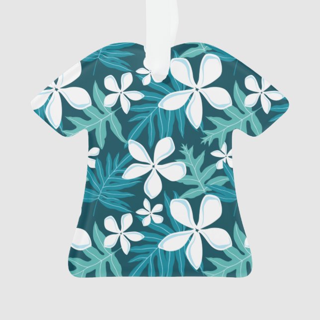 TIARE (TEAL) ORNAMENT (Front)