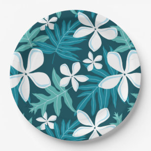 TIARE (TEAL) PAPER PLATES