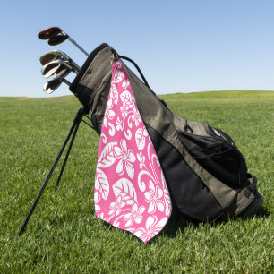TIARE (WATERMELON PINK) GOLF TOWEL