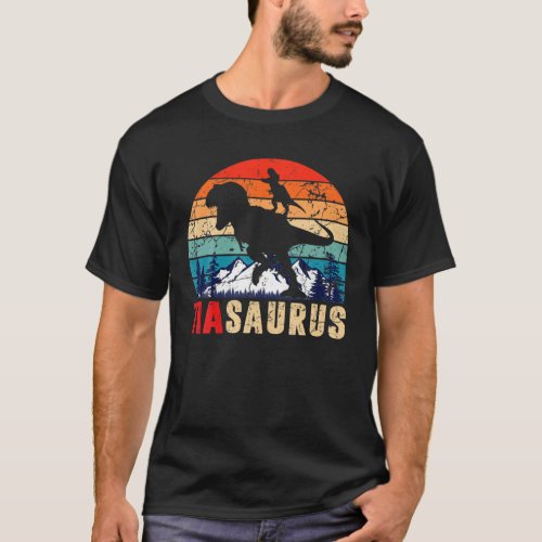 Tiasaurus T Rex Dinosaur Tia Saurus Funny Mothers T_Shirt