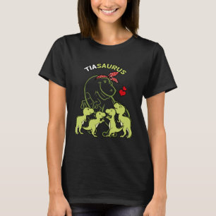 Tiasaurus Tia 4 Kids Dinosaur Mother s Day T-Shirt