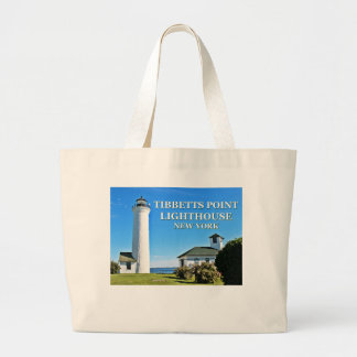 Tibbetts Point Lighthouse, New York Large Tote Bag