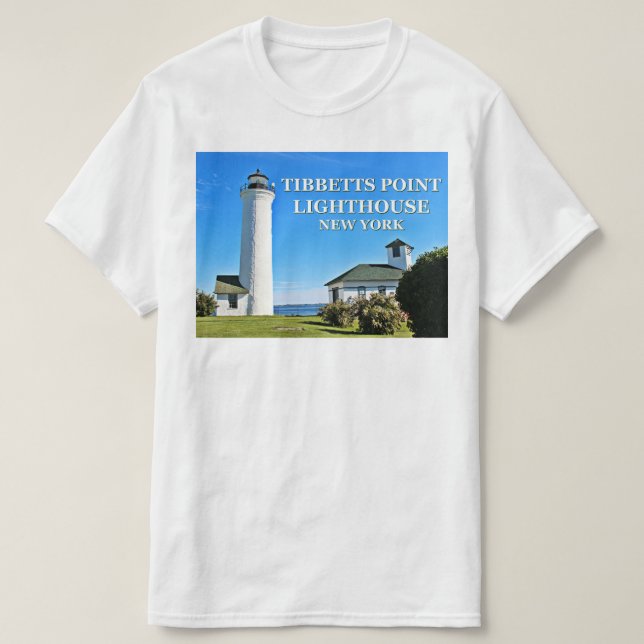 Tibbetts Point Lighthouse, New York T-Shirt (Design Front)