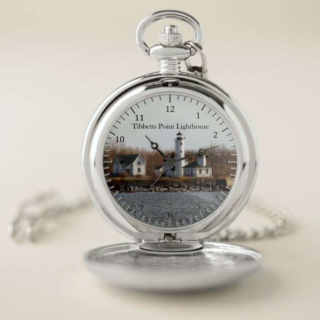 Tibbetts Point Lighthouse Pocket Watch (Inside)