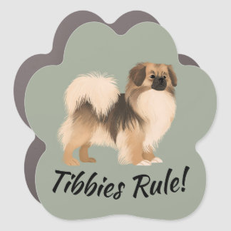 Tibbies Rule! Bumper Sticker Car Magnet