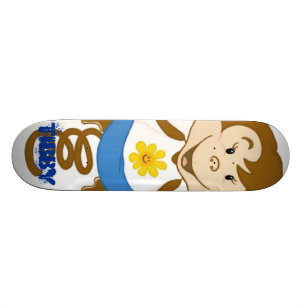 Tibby Blue Skateboard Deck