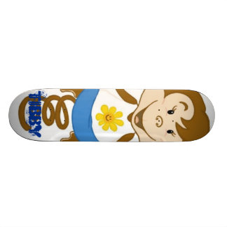 Tibby Blue Skateboard Deck