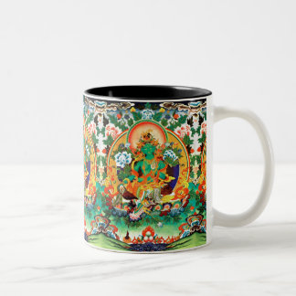 TIBET ART EXOTICA GREEN TARA MUG