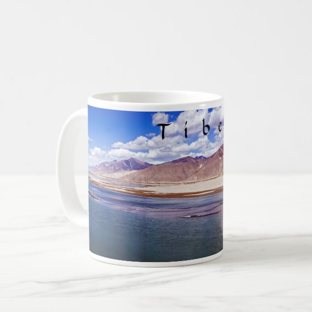 Tibet - Brahmaputra river Coffee Mug (Front Left)