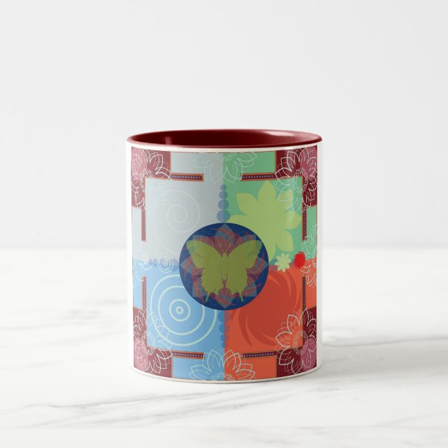 Tibet butterfly mug (Center)