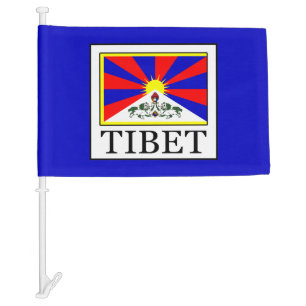 Tibet Car Flag