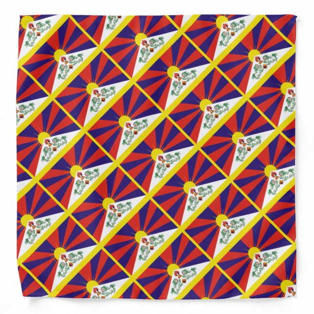 Tibet Flag Bandana (Front)