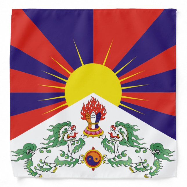 Tibet Flag Bandana (Front)