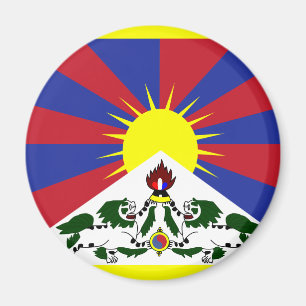 Tibet Flag Magnet