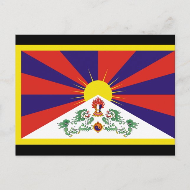 tibet flag postcard (Front)