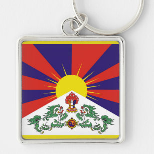 Tibet flag - Snow Lion Flag Keychain