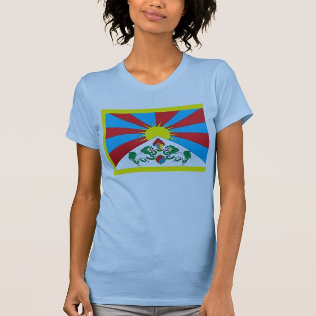 Tibet Flag T-shirt (Front)