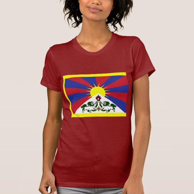 Tibet Flag T-Shirt (Front)