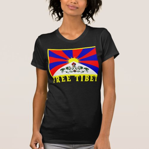 Tibet Flag T_Shirt