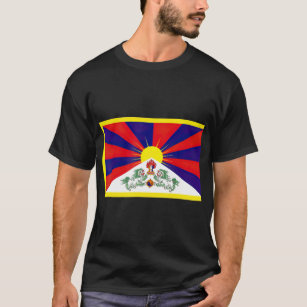 Tibet Flag Tibetan Free Tibet Himalaya Buddhism T-Shirt