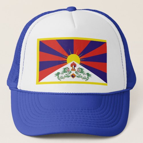 tibet flag trucker hat