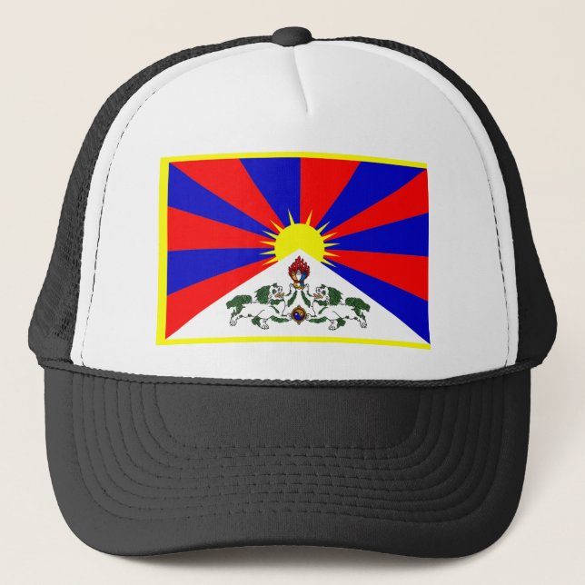 Tibet Flag Trucker Hat (Front)