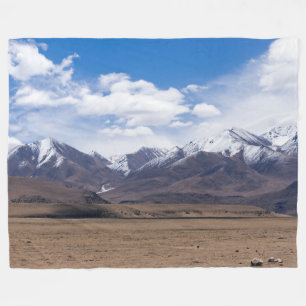 Tibet, Himalaya - Scenic Mountain landscape Fleece Blanket
