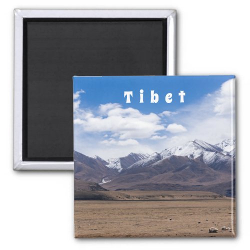 Tibet Himalaya _ Scenic Mountain landscape Magnet