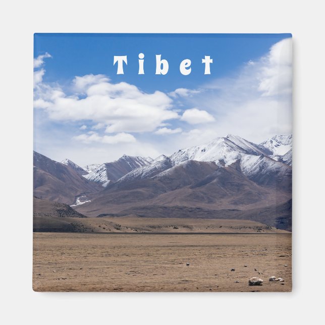 Tibet, Himalaya - Scenic Mountain landscape Magnet (Front)
