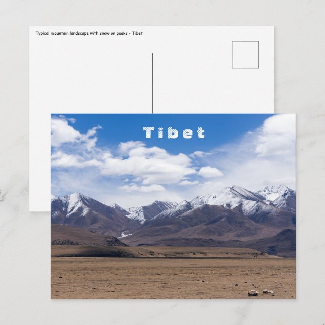Tibet, Himalaya - Scenic Mountain landscape Postcard (Front/Back)