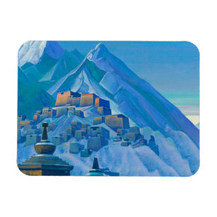 Tibet, Himalayas, 1933 by Nicholas Roerich Magnet
