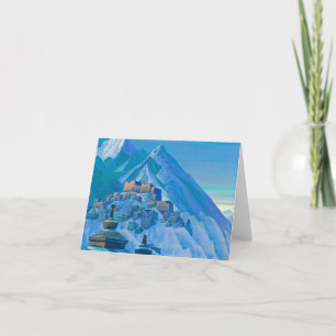 Tibet, Himalayas, 1933 by Nicholas Roerich Thank You Card