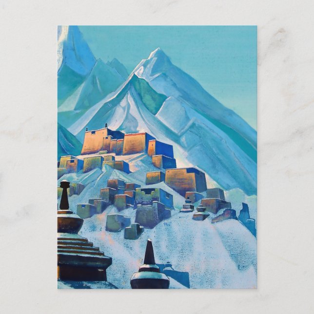 “Tibet Himalayas” by Nicholas Roerich Postcard (Front)