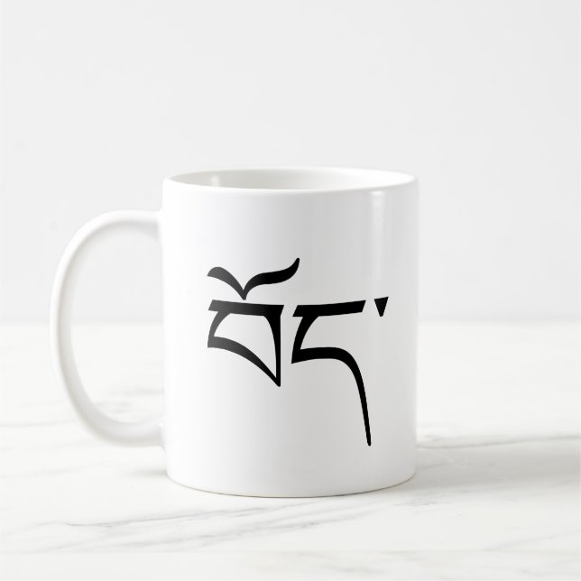 Tibet (in Tibetan) Coffee Mug (Left)
