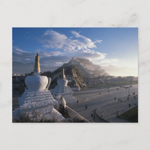 Tibet _ Lhasa Potala at sunrise Postcard