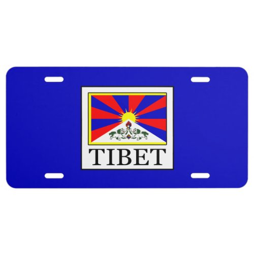 Tibet License Plate