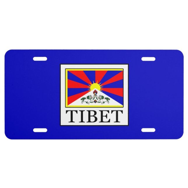 Tibet License Plate (Front)