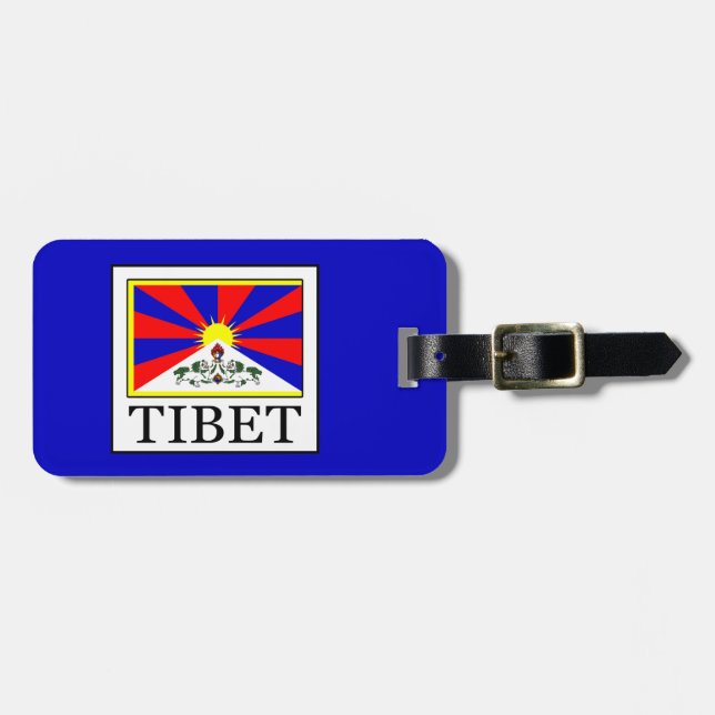 Tibet Luggage Tag (Front Horizontal)