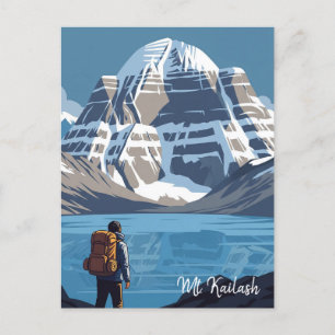 Tibet Mount Kailash Travel Postcard