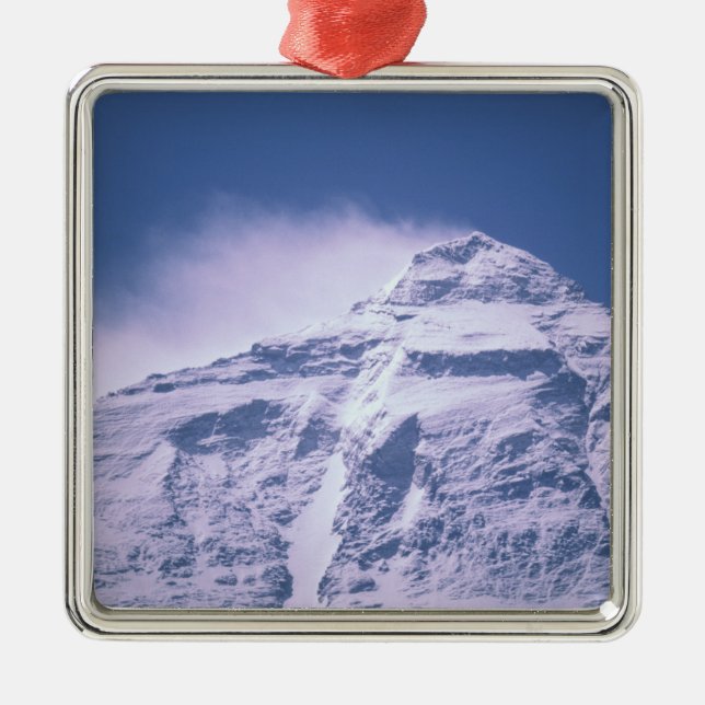 Tibet. Mt. Everest Metal Ornament (Front)