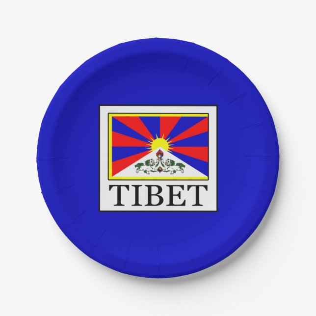 Tibet Paper Plates (Front)
