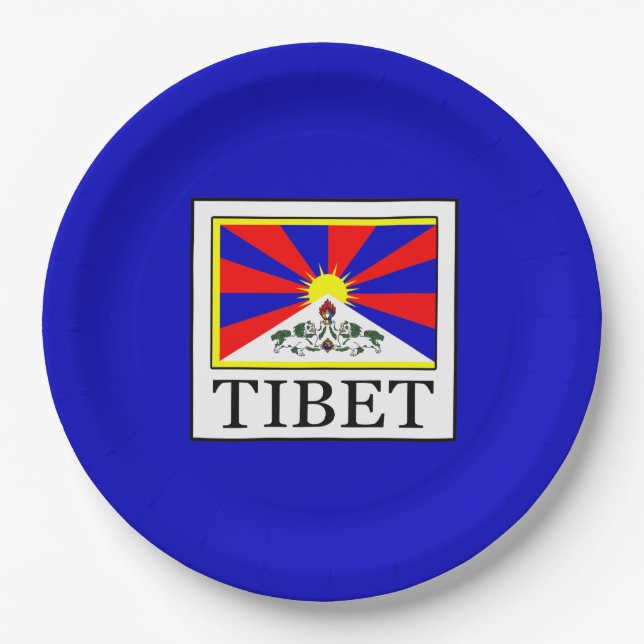 Tibet Paper Plates (Front)
