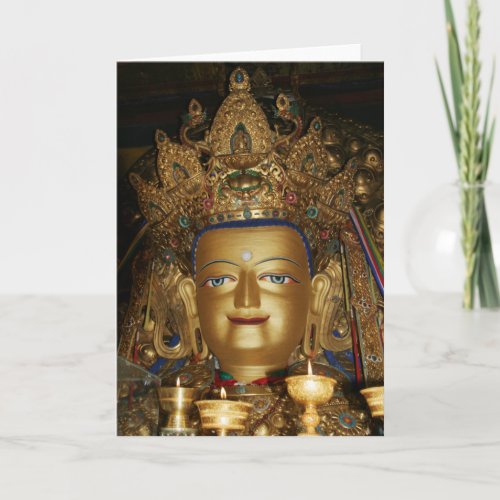 Tibet Photo Card Buddha Shakyamuni Lhasa Tibet Card