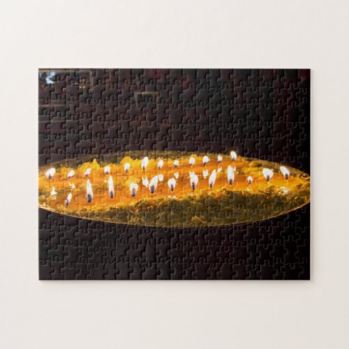 Tibet _ Ritual butter lamp Jigsaw Puzzle