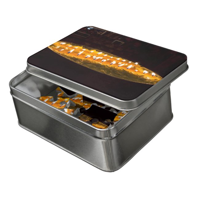 Tibet - Ritual butter lamp Jigsaw Puzzle (Lid Open)
