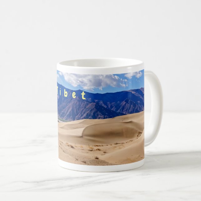Tibet - sand dunes coffee mug (Front Right)