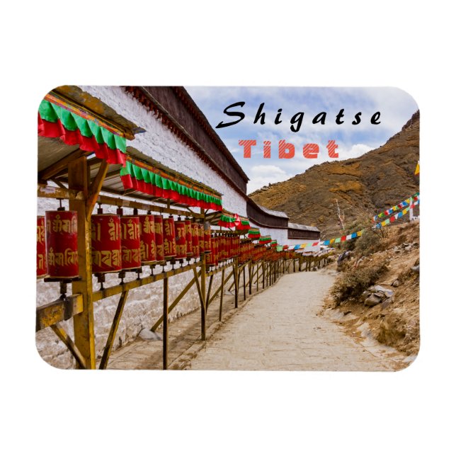 Tibet, Shigatse - Tashilumpo Monastery Magnet (Horizontal)