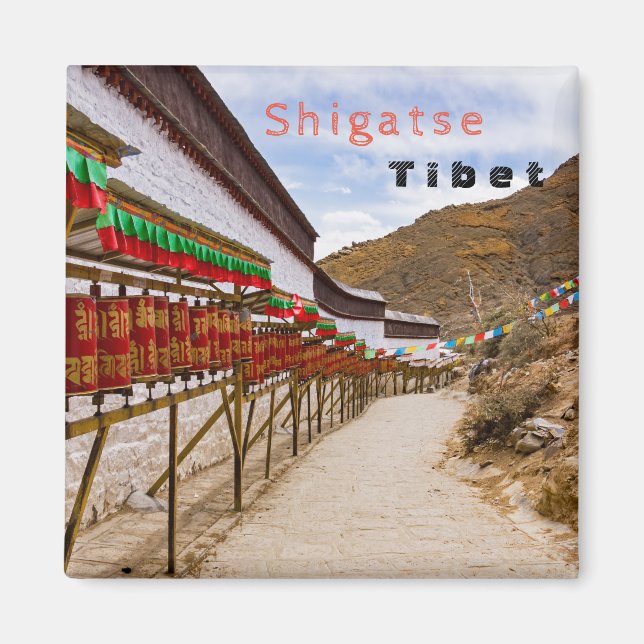 Tibet, Shigatse - Tashilumpo Monastery Magnet (Front)
